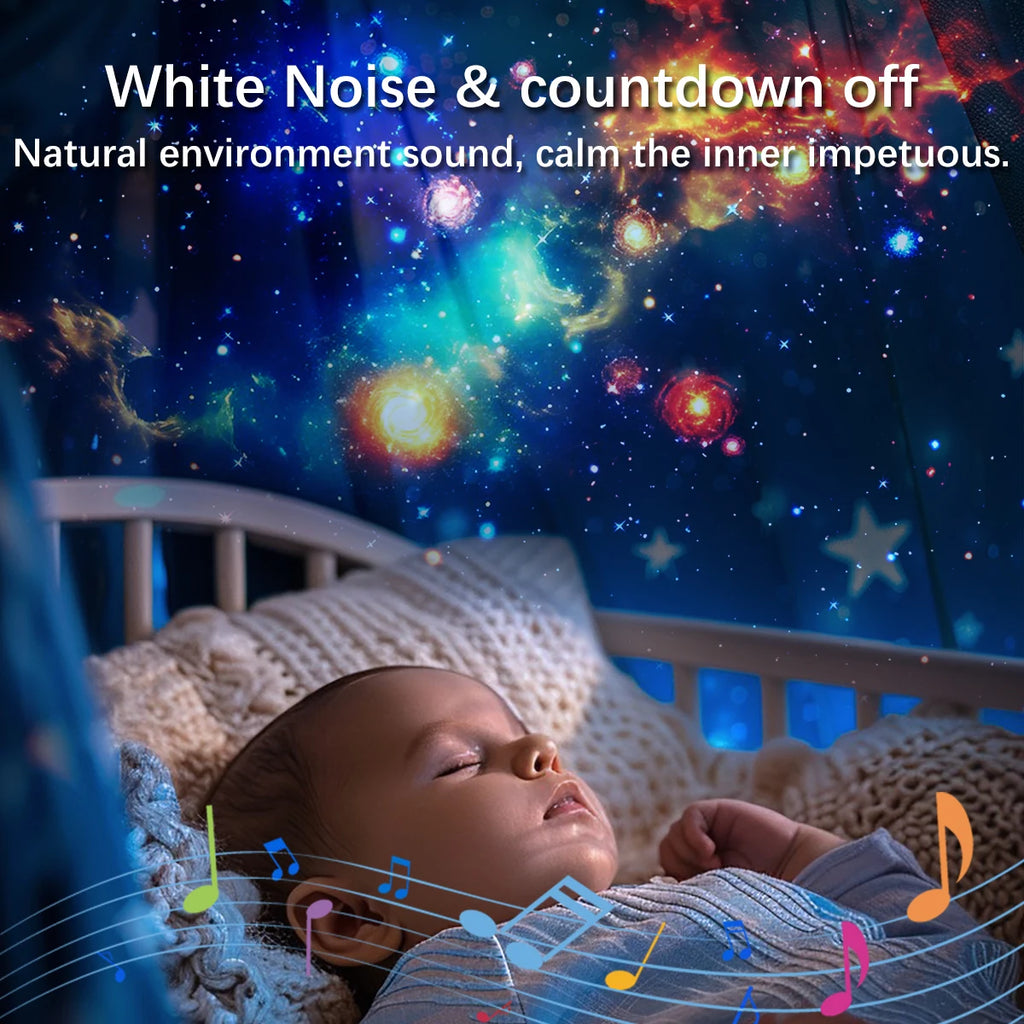 Star Galaxy Projector with Bluetooth & Remote — HD Planetarium Night Light