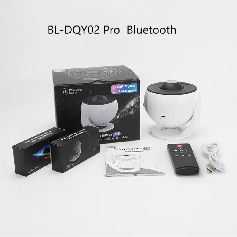 Star Galaxy Projector with Bluetooth & Remote — HD Planetarium Night Light