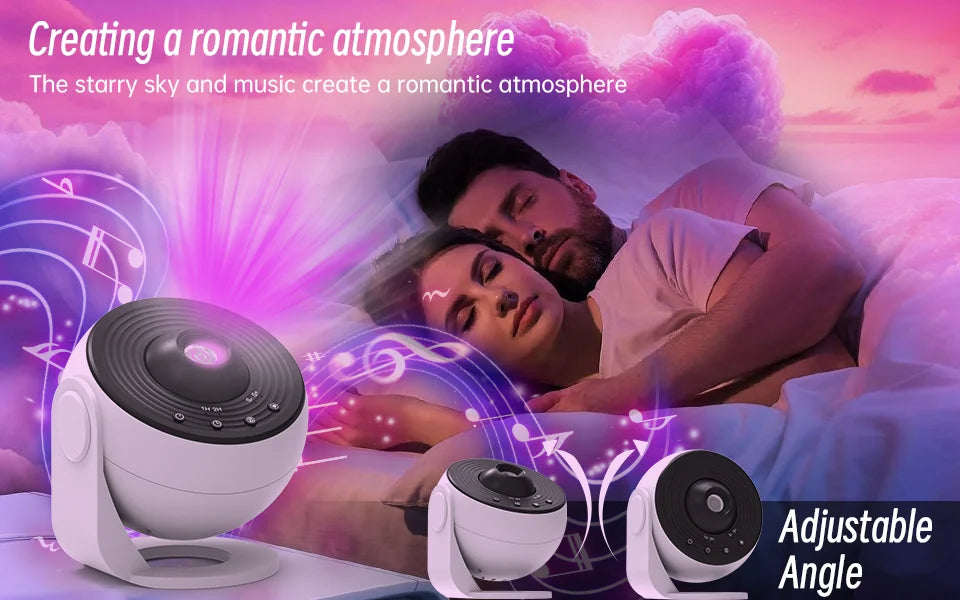 Star Galaxy Projector with Bluetooth & Remote — HD Planetarium Night Light