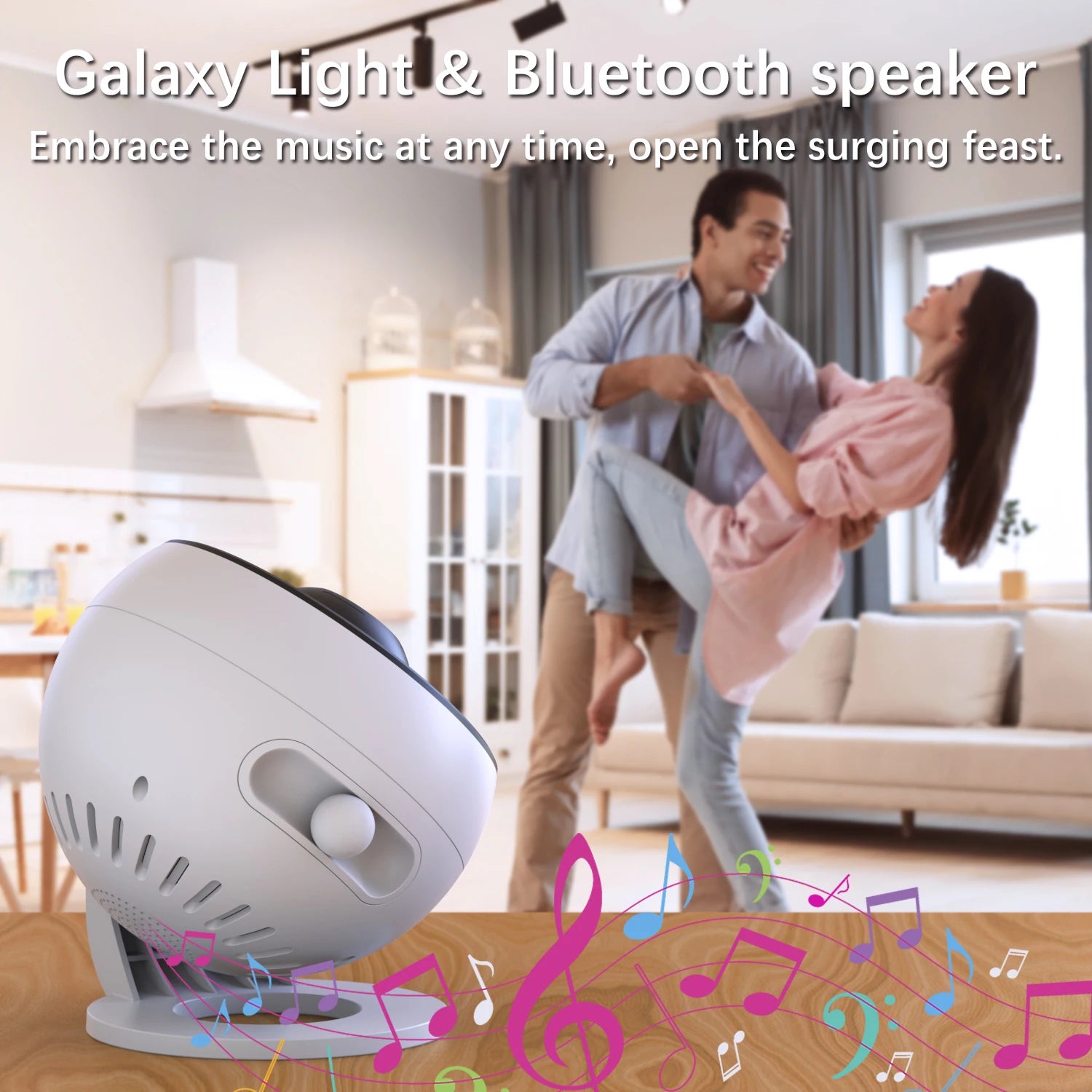 Star Galaxy Projector with Bluetooth & Remote — HD Planetarium Night Light