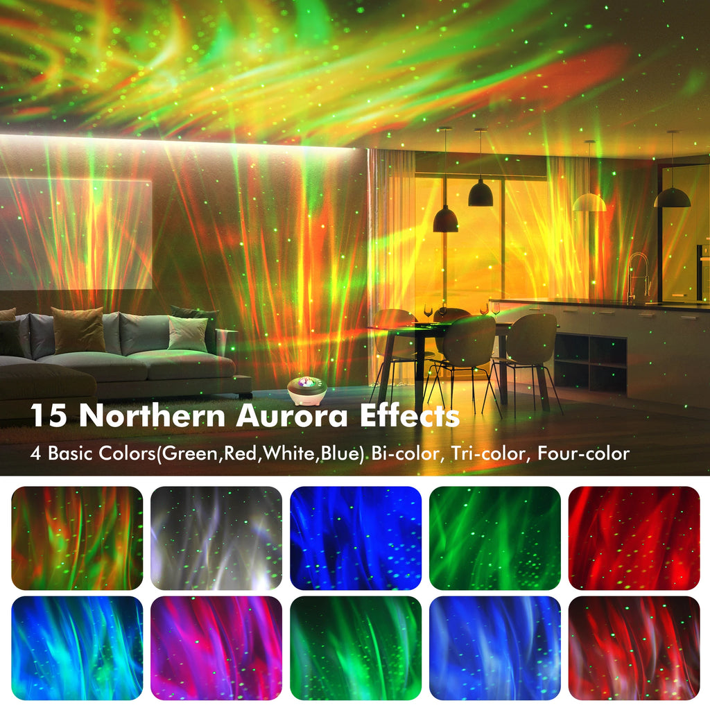 Aurora Galaxy Projector with Bluetooth Speaker