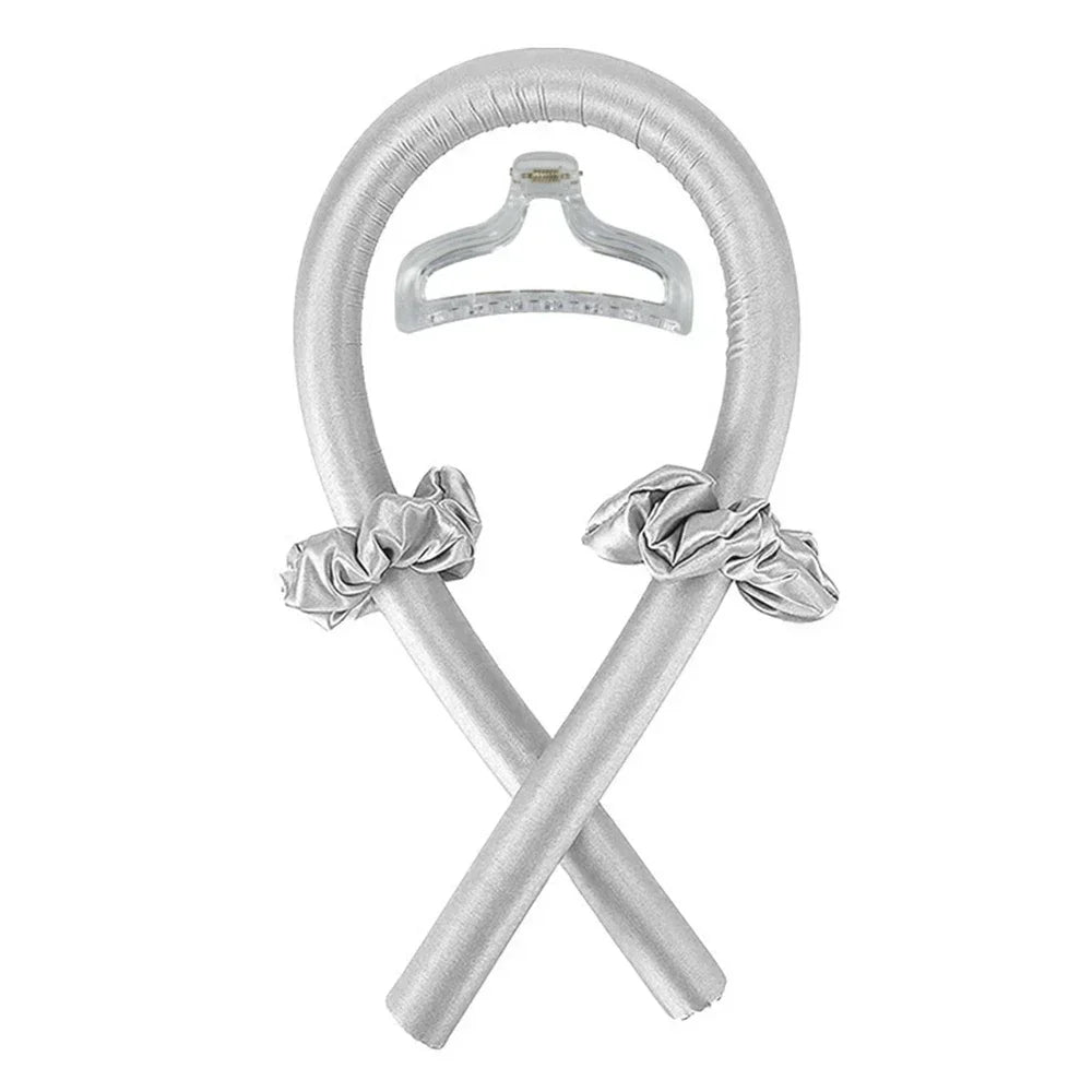 Heatless Curling Rod Headband — Silk Hair Rollers for Overnight Curls
