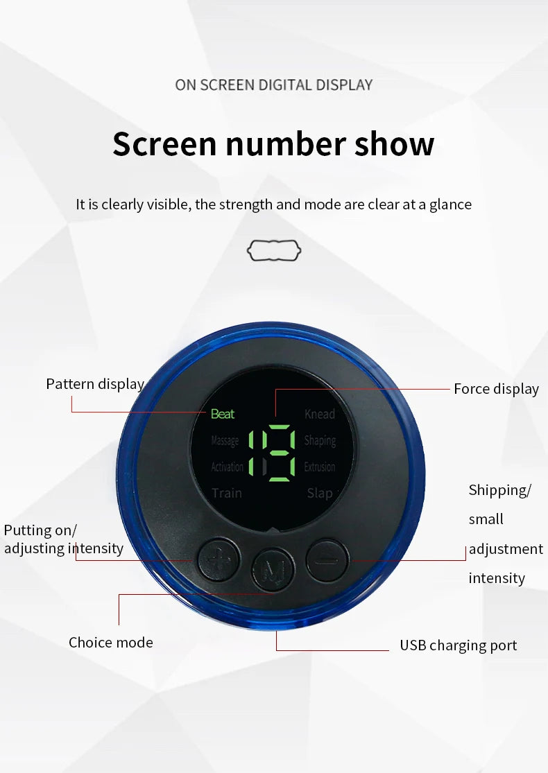 Electric Pulse Neck Massager — 8-Mode Pain Relief for Neck & Shoulders