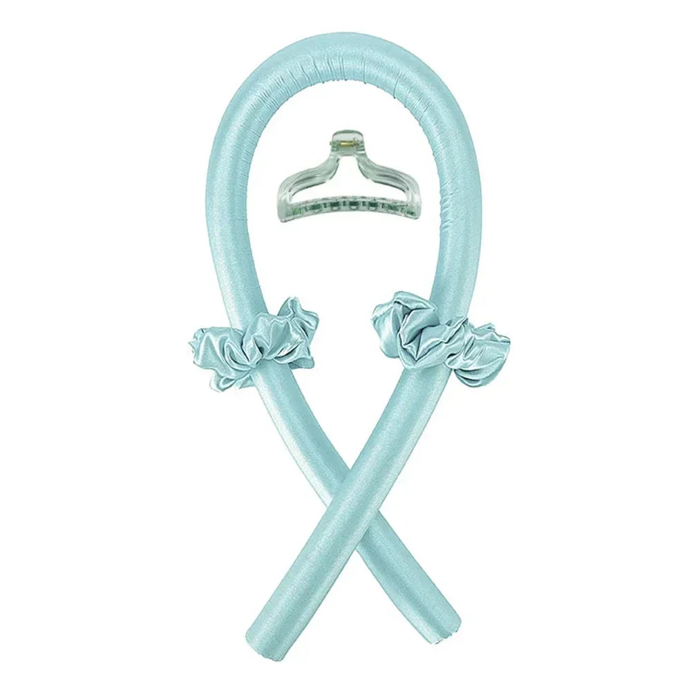 Heatless Curling Rod Headband — Silk Hair Rollers for Overnight Curls