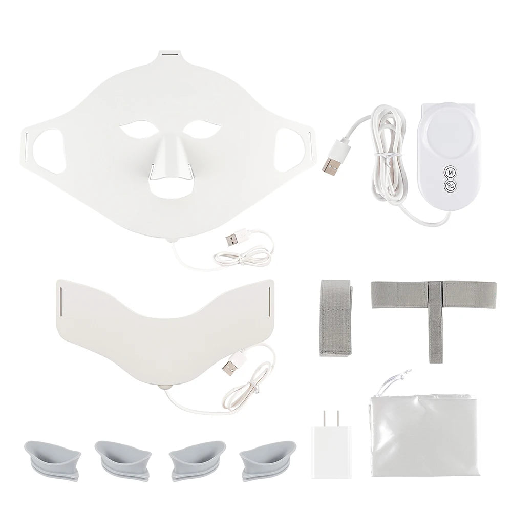 7-Color LED Light Therapy Face Mask — Red Light Skin Care Treatment