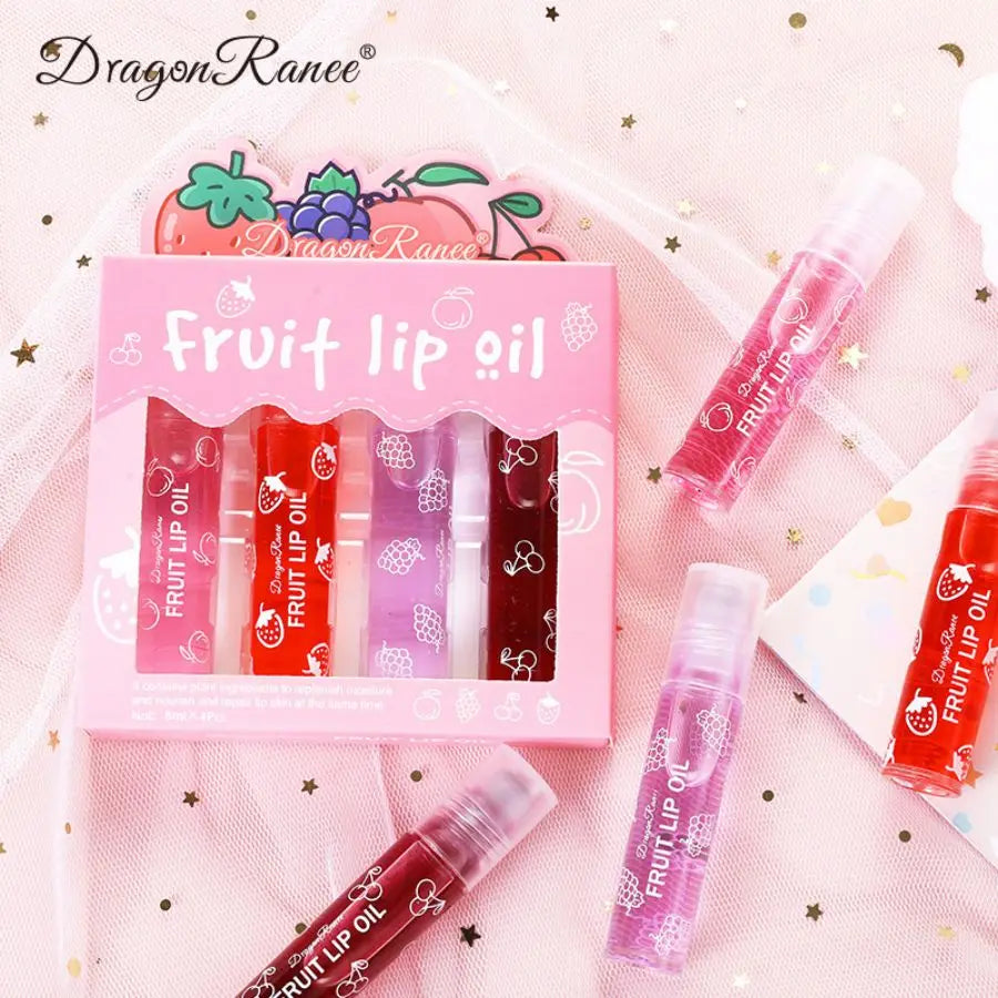 Rolling Bead Lip Oil — Hydrating 4-Piece Set