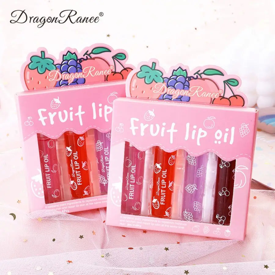 Rolling Bead Lip Oil — Hydrating 4-Piece Set