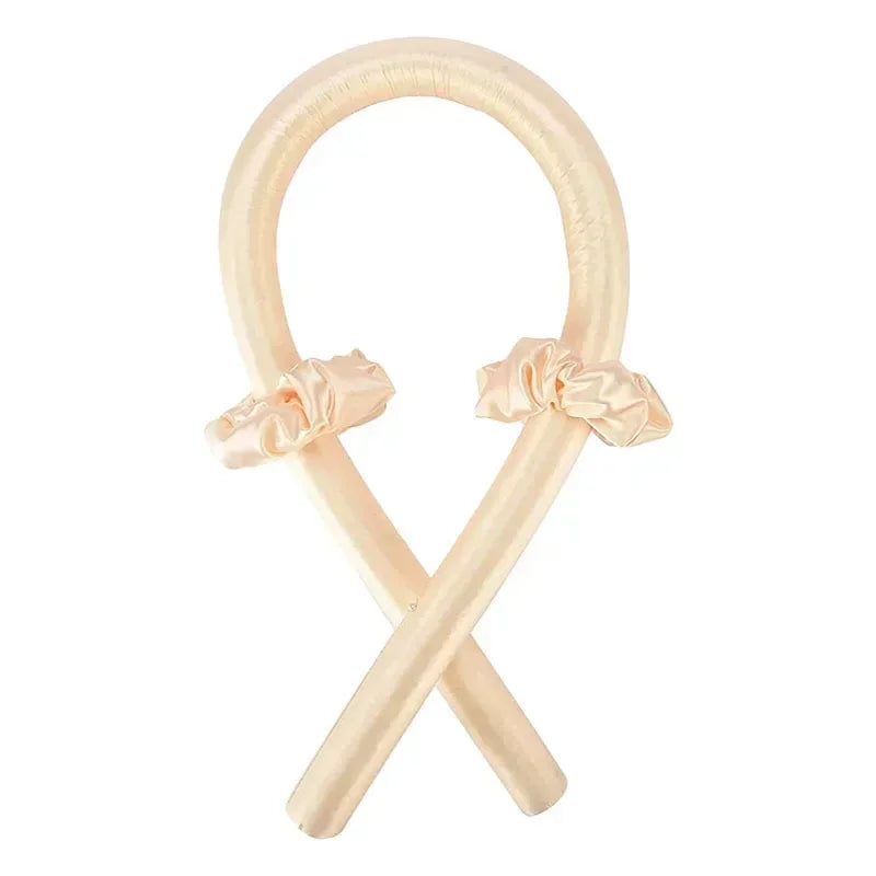 Heatless Curling Rod Headband — Silk Hair Rollers for Overnight Curls