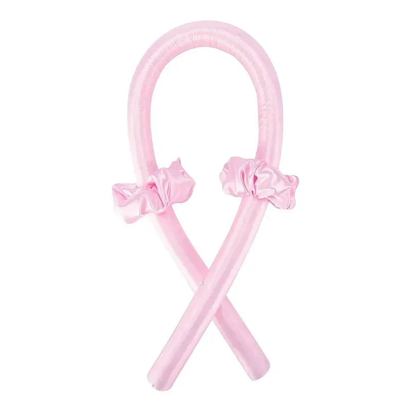 Heatless Curling Rod Headband — Silk Hair Rollers for Overnight Curls