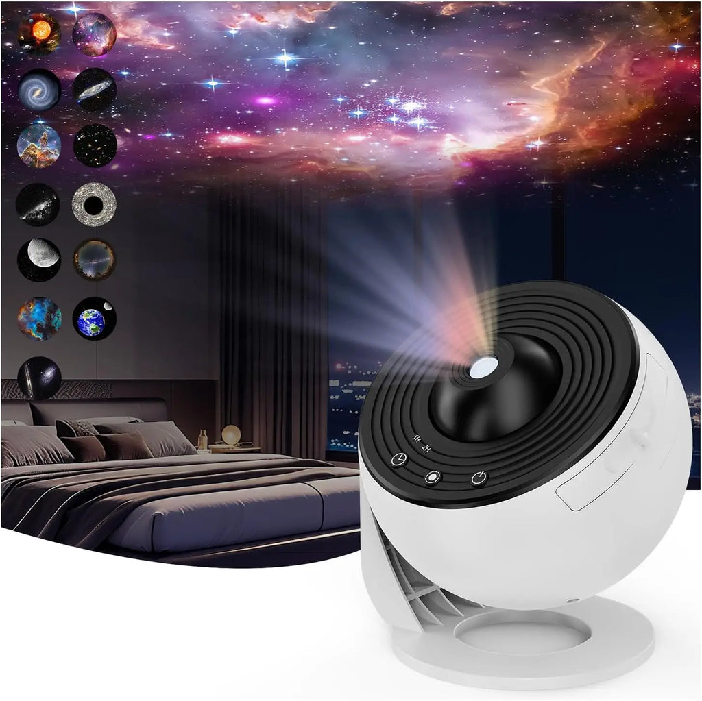 Star Galaxy Projector with Bluetooth & Remote — HD Planetarium Night Light