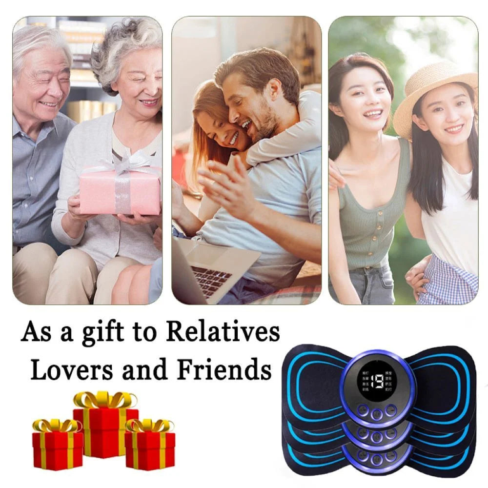 Electric Pulse Neck Massager — 8-Mode Pain Relief for Neck & Shoulders