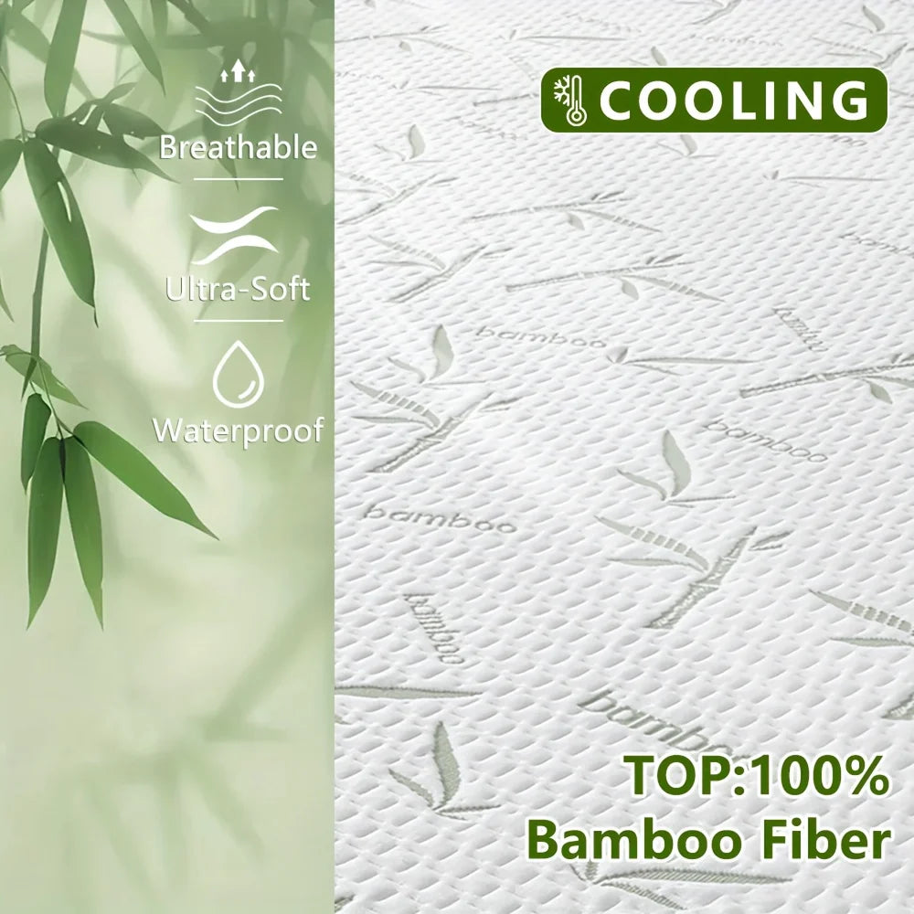 Cooling Bamboo Fitted Sheet — Temperature Regulating Bed Sheet for Hot Sleepers