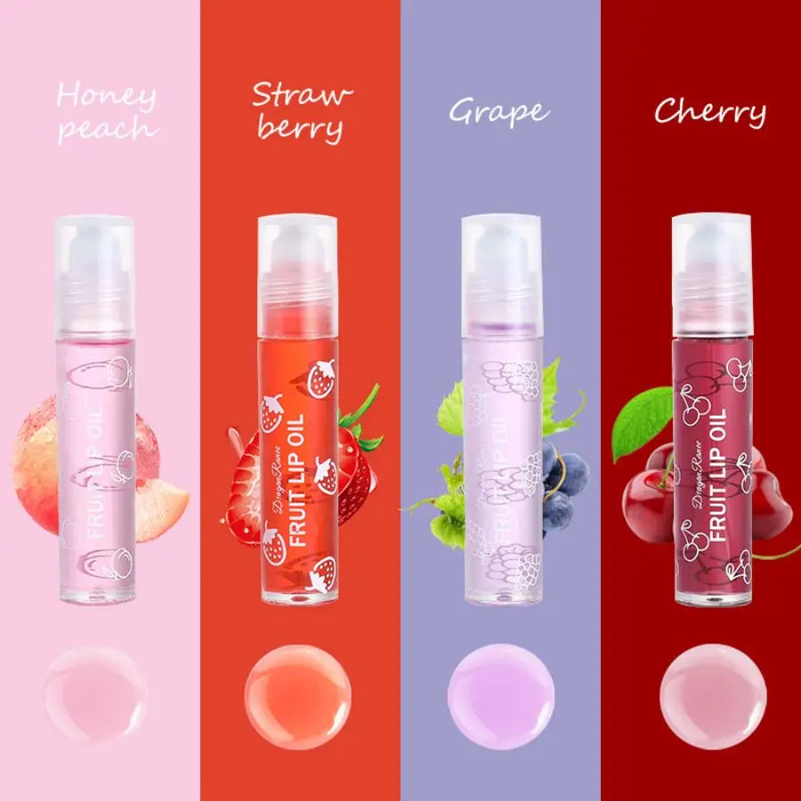 Rolling Bead Lip Oil — Hydrating 4-Piece Set
