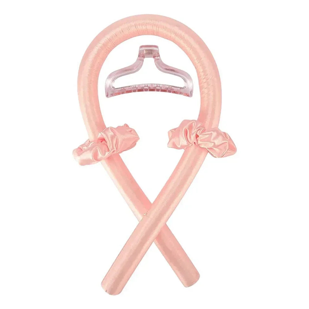 Heatless Curling Rod Headband — Silk Hair Rollers for Overnight Curls