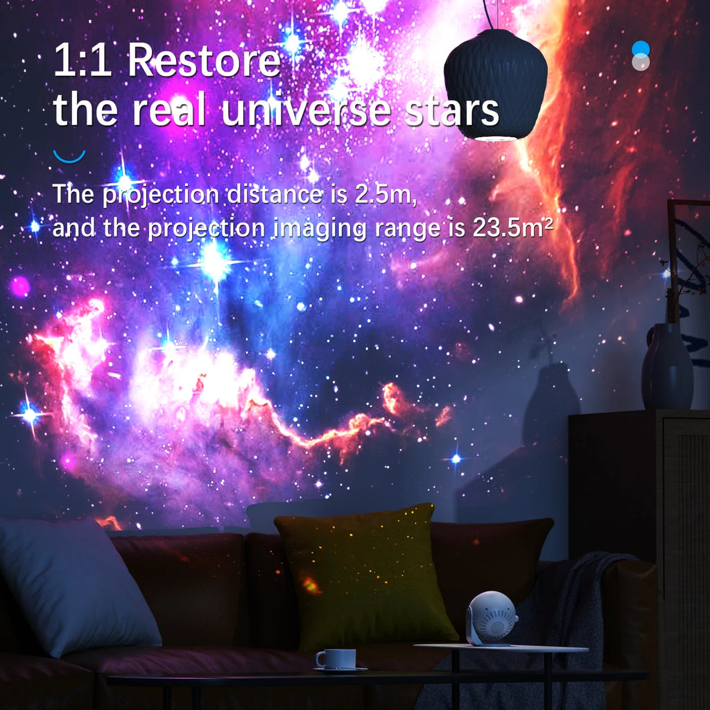 Star Galaxy Projector with Bluetooth & Remote — HD Planetarium Night Light