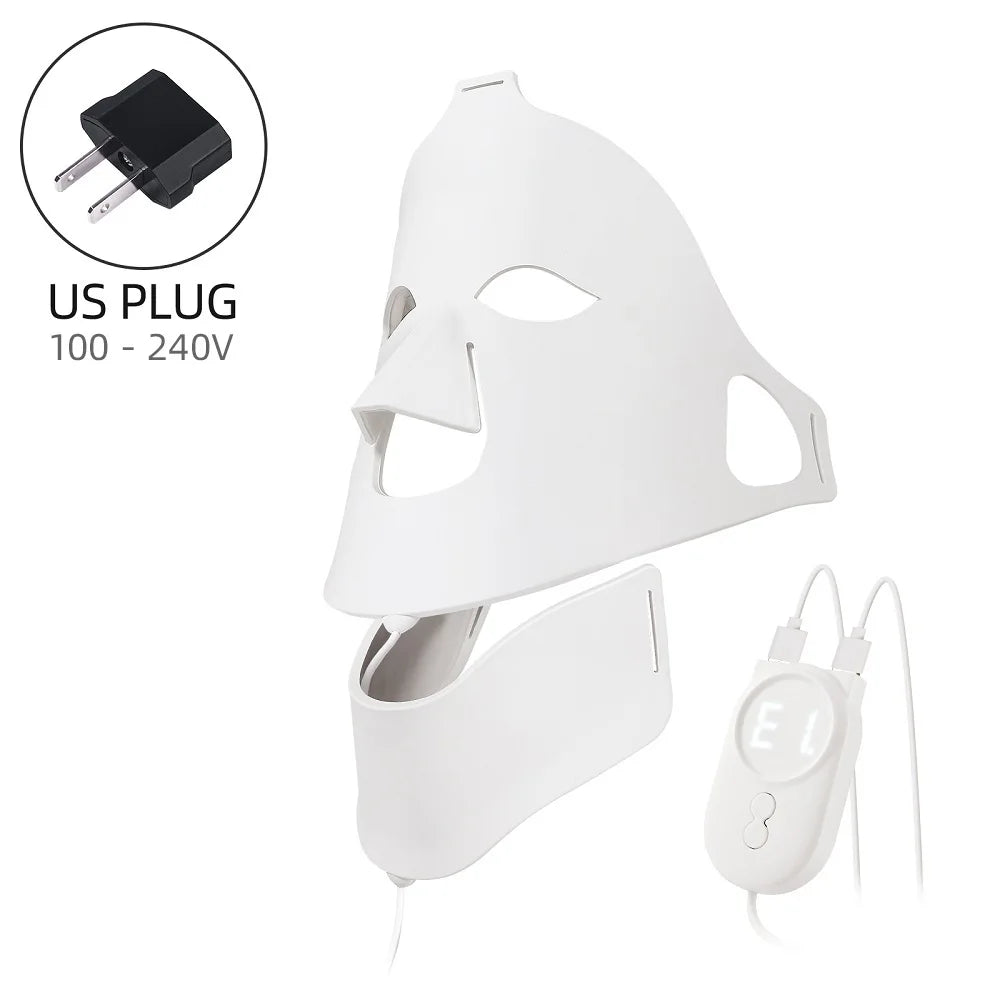 7-Color LED Light Therapy Face Mask — Red Light Skin Care Treatment
