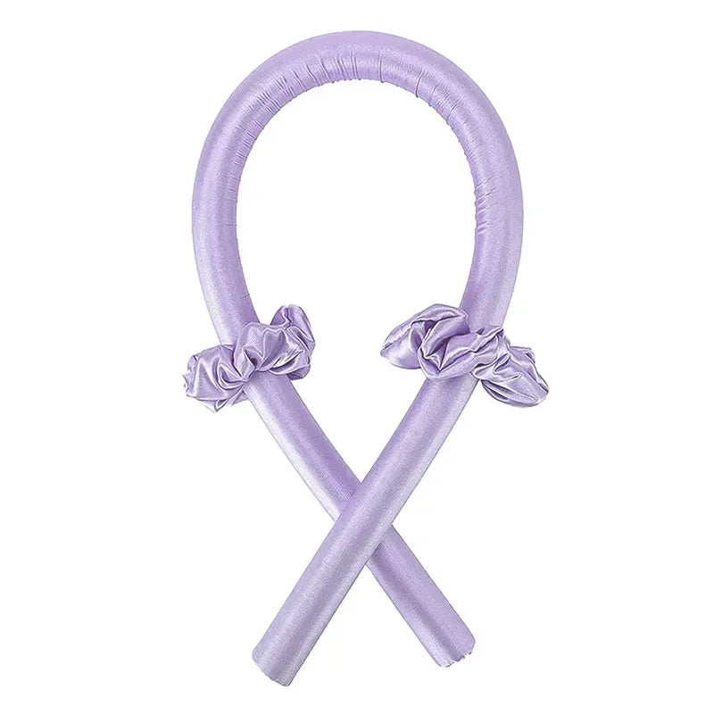 Heatless Curling Rod Headband — Silk Hair Rollers for Overnight Curls