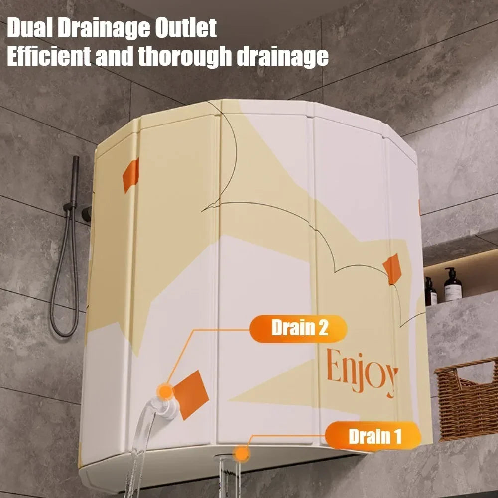 Foldable Insulated Soaking Spa Tub
