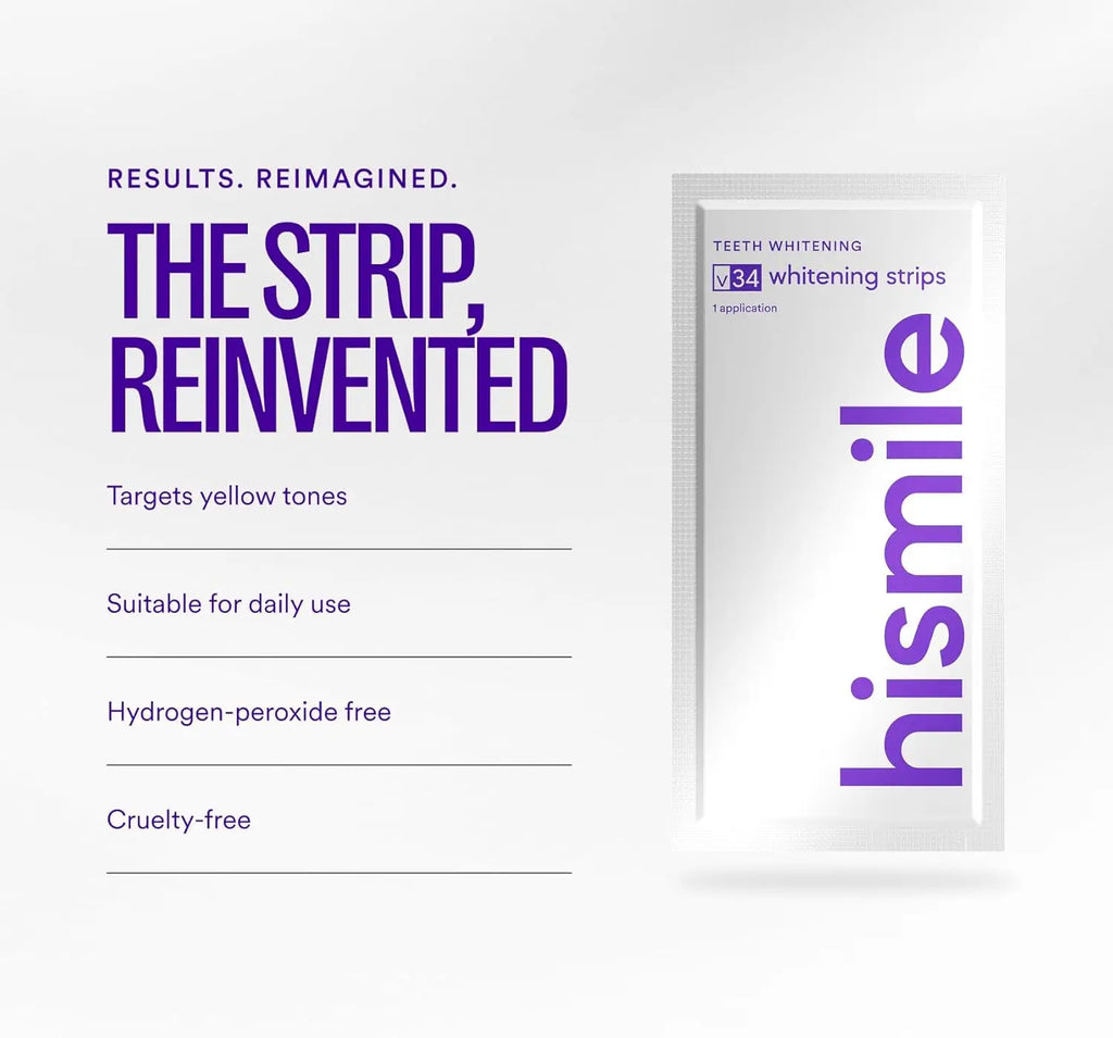 Purple Color-Correcting Teeth Whitening Strips
