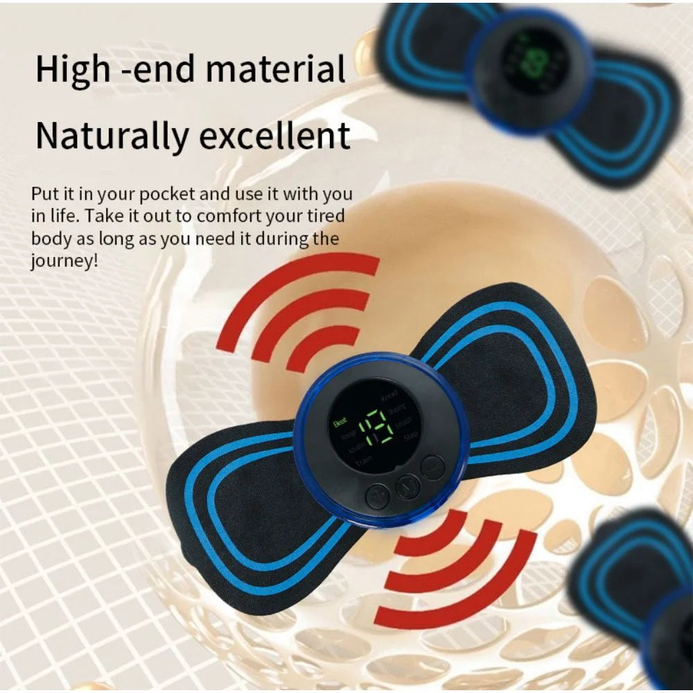 Electric Pulse Neck Massager — 8-Mode Pain Relief for Neck & Shoulders