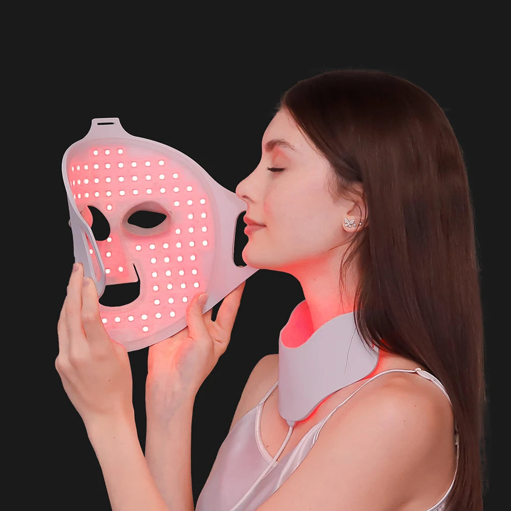 7-Color LED Light Therapy Face Mask — Red Light Skin Care Treatment