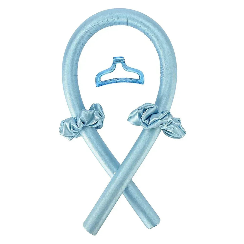 Heatless Curling Rod Headband — Silk Hair Rollers for Overnight Curls