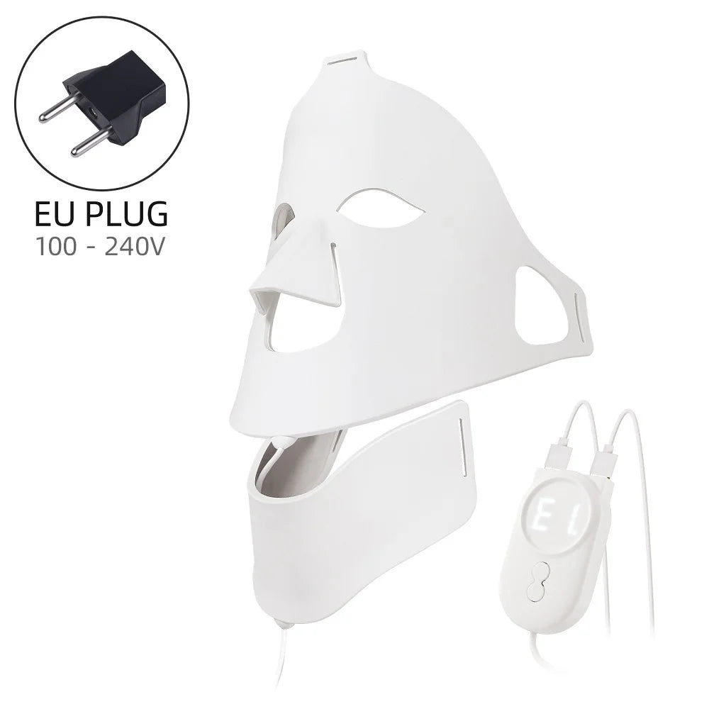 7-Color LED Light Therapy Face Mask — Red Light Skin Care Treatment