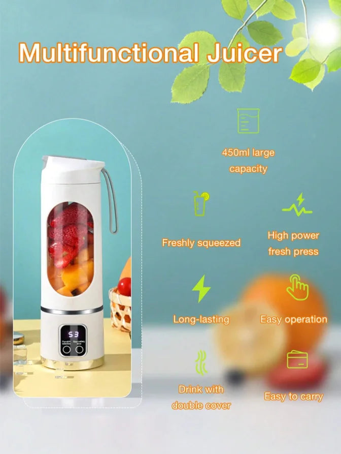 Portable USB Rechargeable Mini Blender