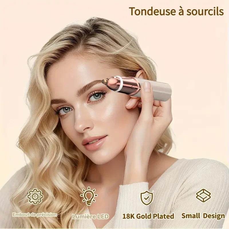 2-in-1 Rechargeable Facial & Eyebrow Trimmer