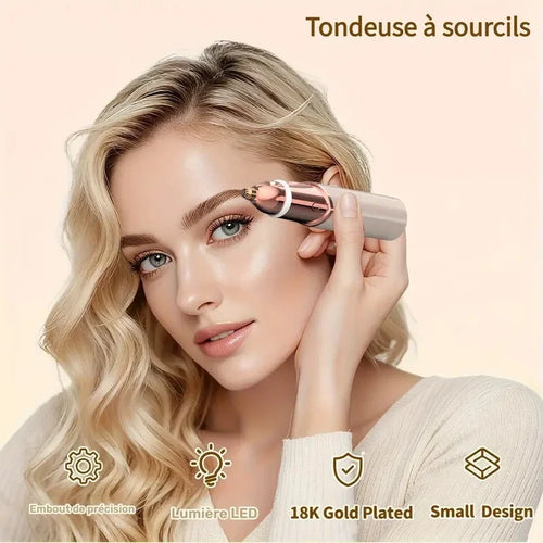 2-in-1 Rechargeable Facial & Eyebrow Trimmer