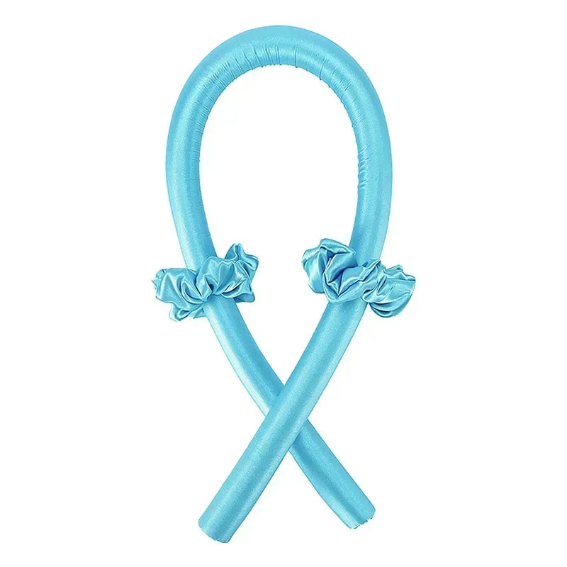 Heatless Curling Rod Headband — Silk Hair Rollers for Overnight Curls