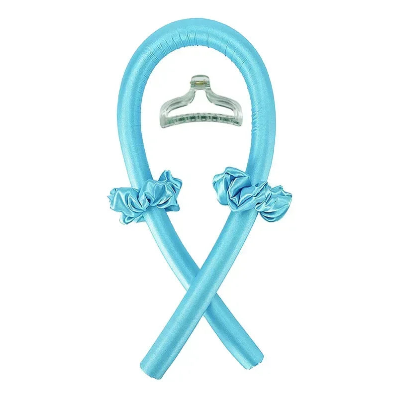 Heatless Curling Rod Headband — Silk Hair Rollers for Overnight Curls