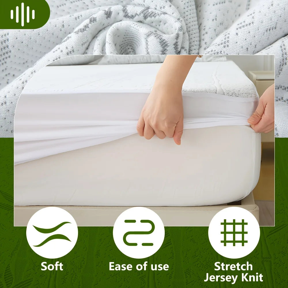 Cooling Bamboo Fitted Sheet — Temperature Regulating Bed Sheet for Hot Sleepers