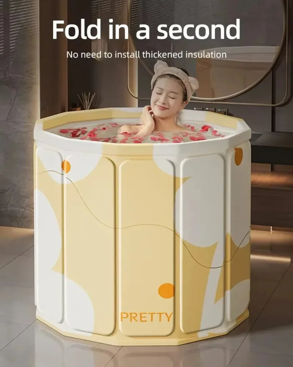 Foldable Insulated Soaking Spa Tub