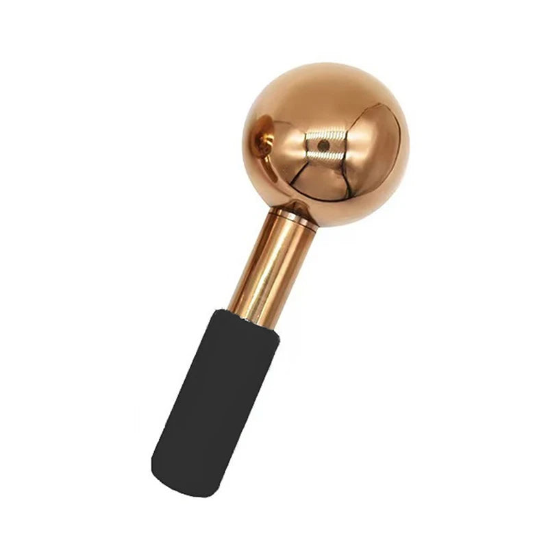 Facial Ice Globes — Stainless Steel Cooling Face Massager