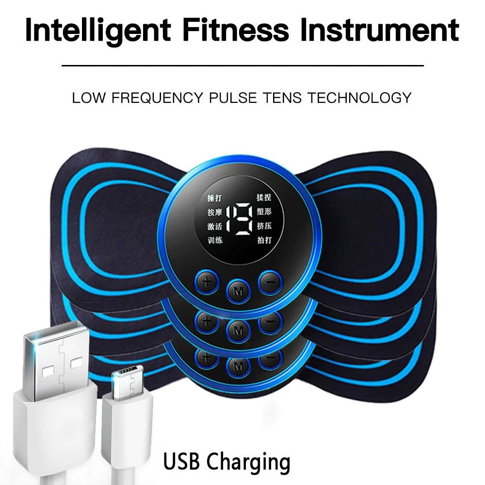 Electric Pulse Neck Massager — 8-Mode Pain Relief for Neck & Shoulders