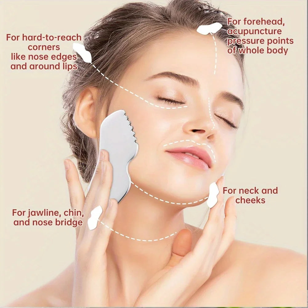 Stainless Steel Gua Sha Facial Tool
