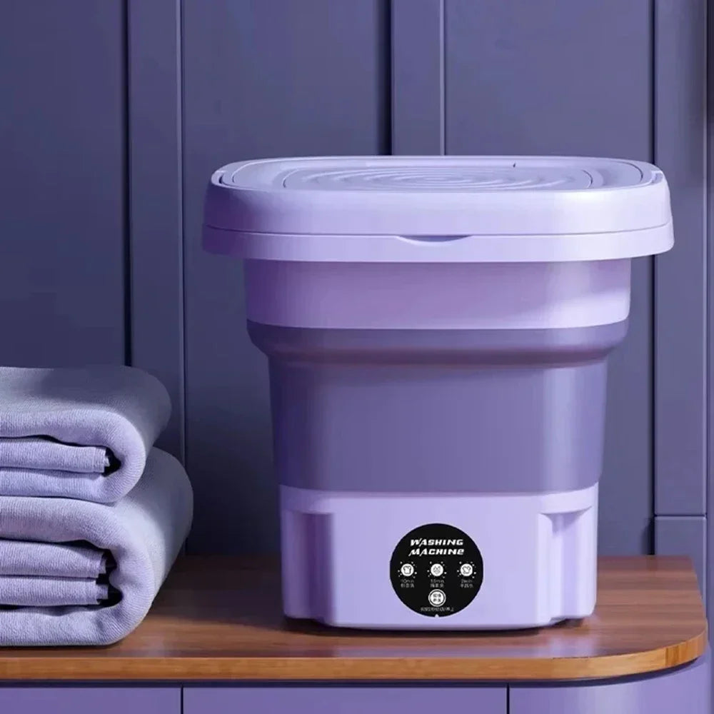 Portable Mini Washing Machine — USB Compact Washer for Dorm, Travel & Delicates