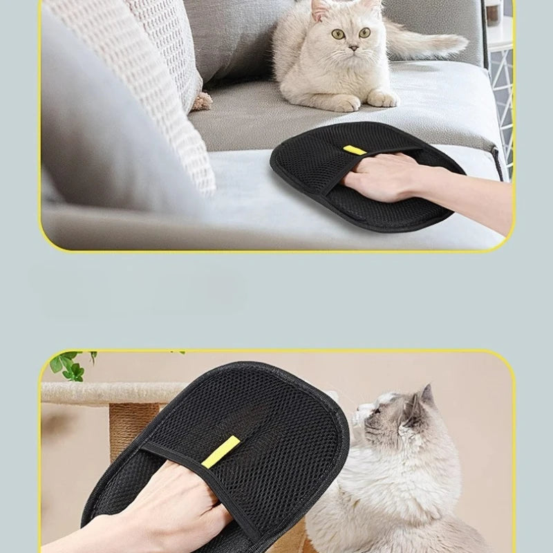 Reusable Pet Hair Remover Glove — Lint & Fur Remover for Furniture, Clothes & Car