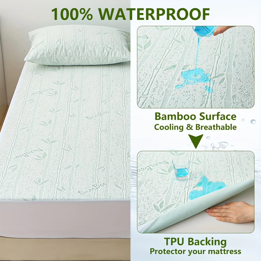 Cooling Bamboo Fitted Sheet — Temperature Regulating Bed Sheet for Hot Sleepers