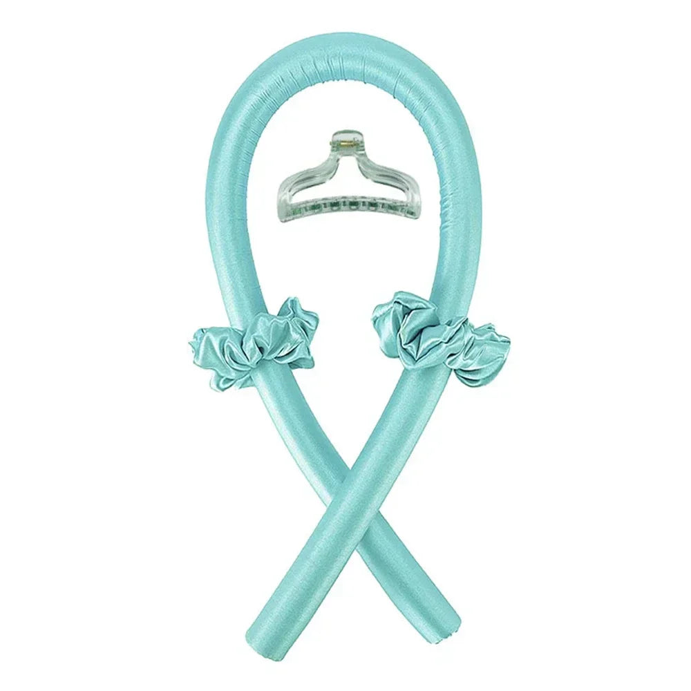 Heatless Curling Rod Headband — Silk Hair Rollers for Overnight Curls