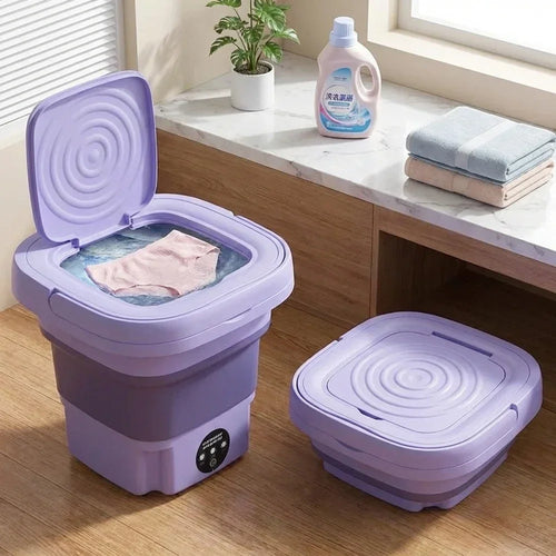 Portable Mini Washing Machine — USB Compact Washer for Dorm, Travel & Delicates