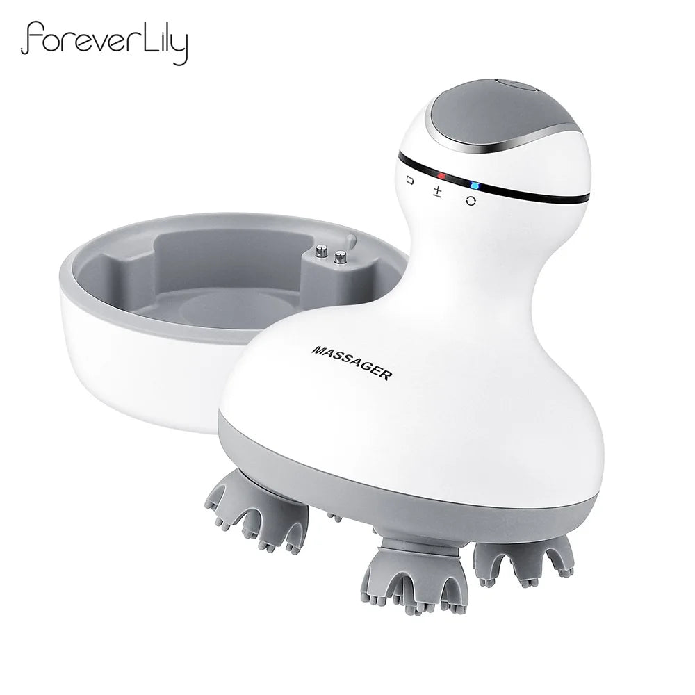 3D Electric Scalp Massager — Wireless Head Massager for Hair Growth