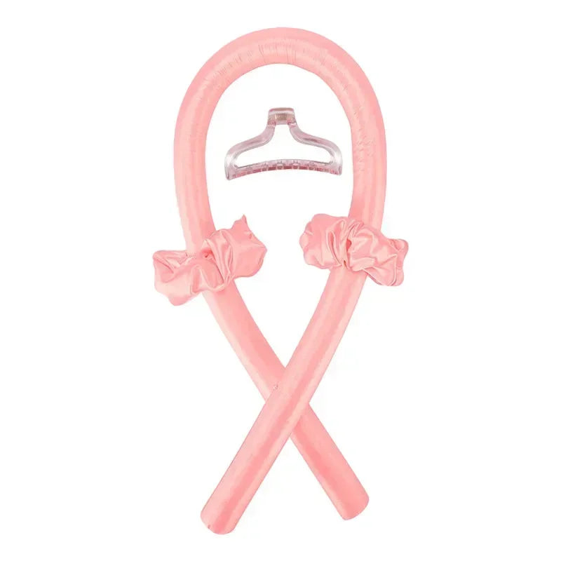 Heatless Curling Rod Headband — Silk Hair Rollers for Overnight Curls