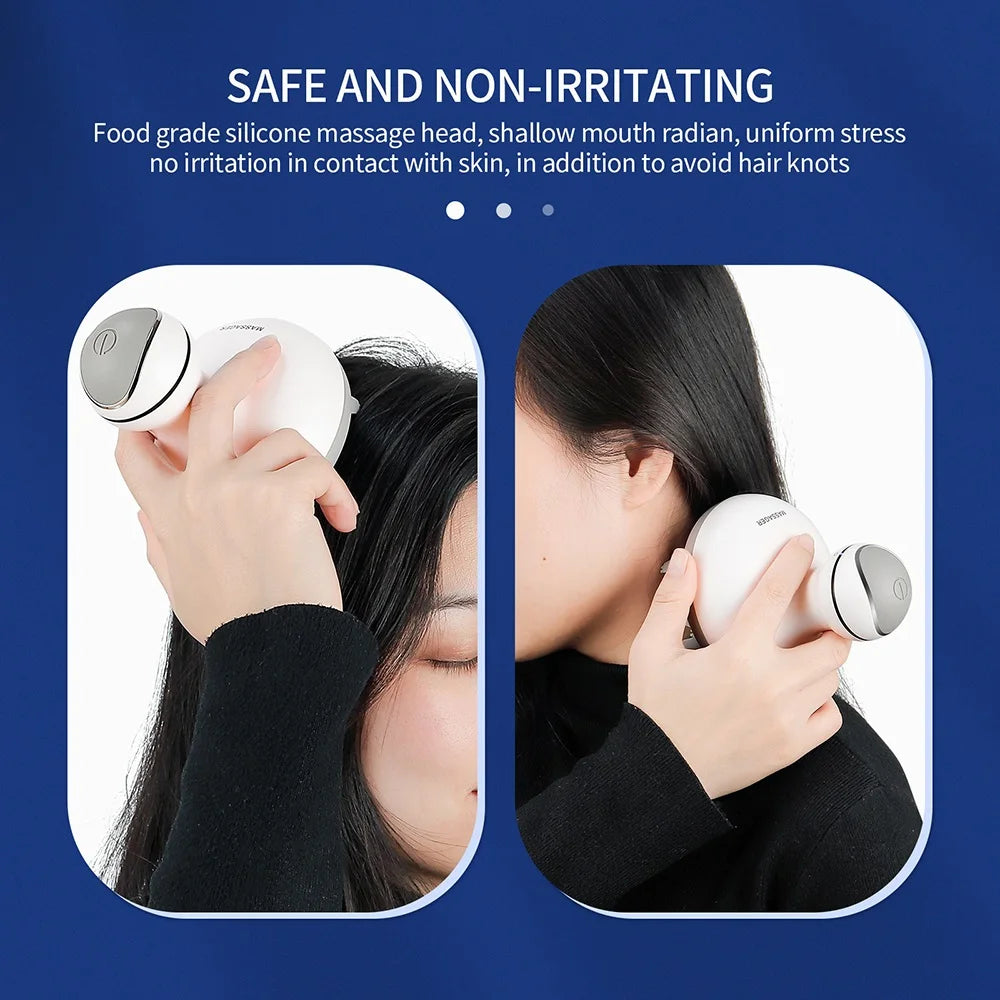 3D Electric Scalp Massager — Wireless Head Massager for Hair Growth