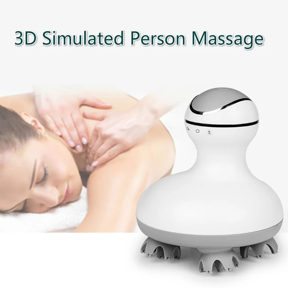 3D Electric Scalp Massager — Wireless Head Massager for Hair Growth