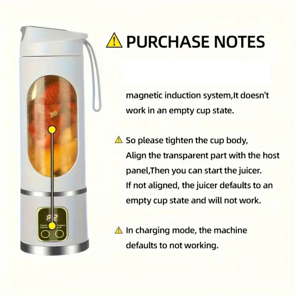 Portable USB Rechargeable Mini Blender