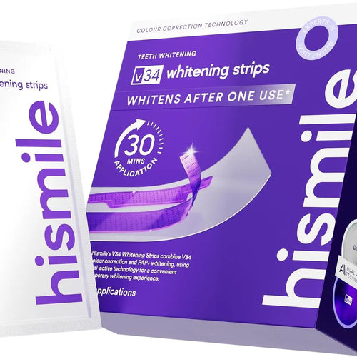 Purple Color-Correcting Teeth Whitening Strips