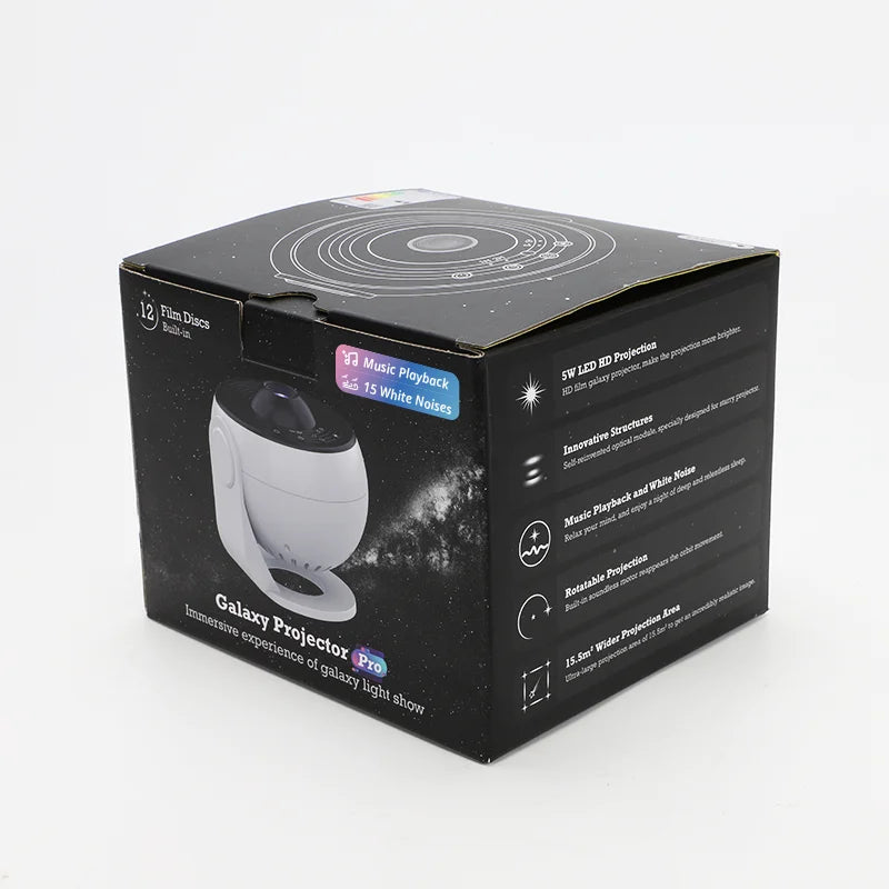 Star Galaxy Projector with Bluetooth & Remote — HD Planetarium Night Light