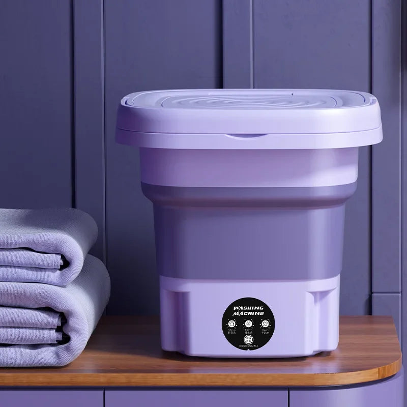 Portable Mini Washing Machine — USB Compact Washer for Dorm, Travel & Delicates
